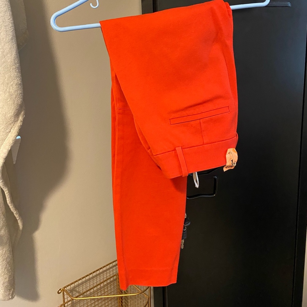 Red work slacks